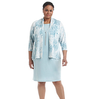 UPC 689886659979 product image for Jessica Howard® Plus Size Floral Jacket Dress | upcitemdb.com