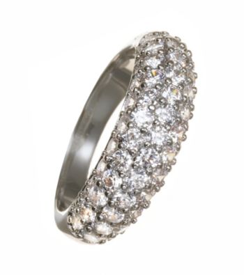 UPC 768549369933 product image for Swarovski® Silvertone Maeva Ring | upcitemdb.com