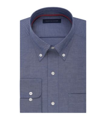 UPC 735991224196 product image for Tommy Hilfiger® Men's Regular Fit Denim Long Sleeve Button Down Dress Shirt | upcitemdb.com