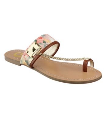 guess toe ring sandals