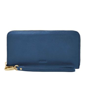 UPC 723764520989 product image for Fossil® Emma RFID Large Zip Clutch | upcitemdb.com