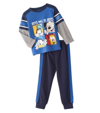 UPC 887847941105 product image for Disney® Boys' 2T-4T 2-Piece Boys Will Be Boys Tee And Joggers Set | upcitemdb.com