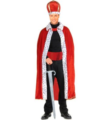 King Robe and Crown Adult Costume