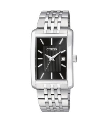 Citizen Men's Stainless Steel Rectangular Watch