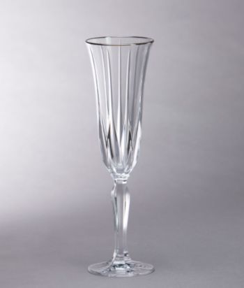 Noritake® Vendome Platinum Crystal Champagne Flute