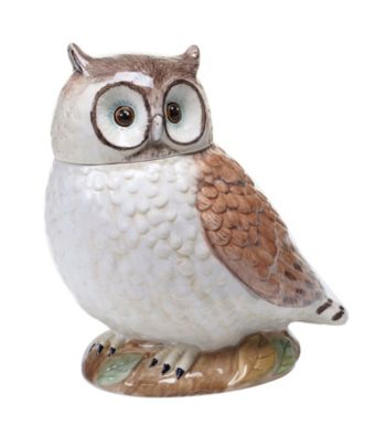 UPC 730384257133 product image for Certified International Rustic Nature 3-D Owl Cookie Jar | upcitemdb.com