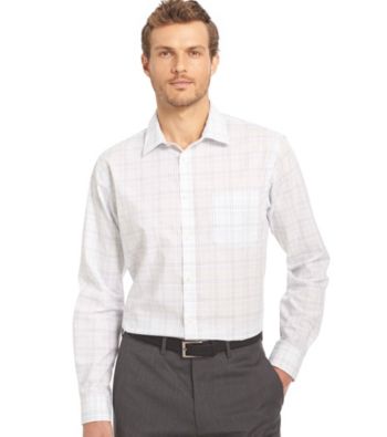 UPC 013282851826 product image for Van Heusen® Men's Big & Tall Chambray Long Sleeve Traveler Button Down Shirt | upcitemdb.com