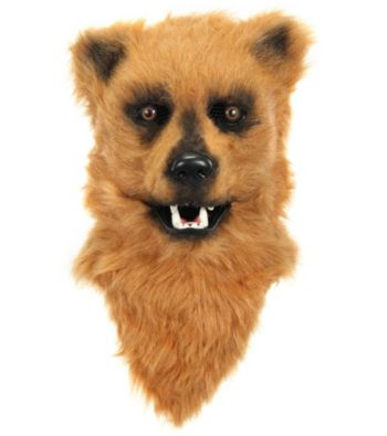 Brown Bear Mouth Mover Adult Mask