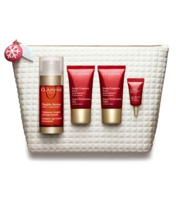 EAN 3380810133387 product image for Clarins Double Serum & Super Restorative Essentials Gift Set (A $178 Value) | upcitemdb.com