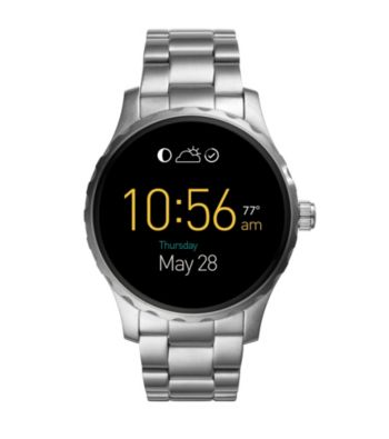 Fossil&reg; Q Marshal Touchscreen With Link Bracelet Smart 