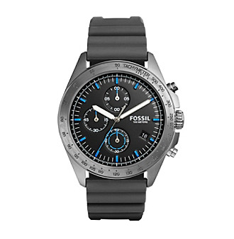 Fossil&reg; Men's Sport 54 Chronograph Silicone Watch