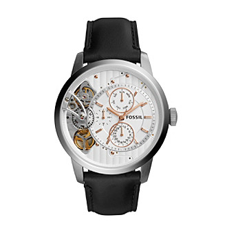 Fossil&reg; Townsman Twist Multifunction Leather Watch