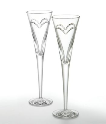 Waterford® Crystal Wishes Love & Romance Pair of Flutes