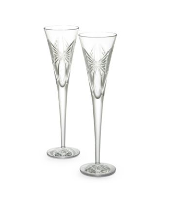 Waterford Crystal Wishes Anniversary Pair of Flutes