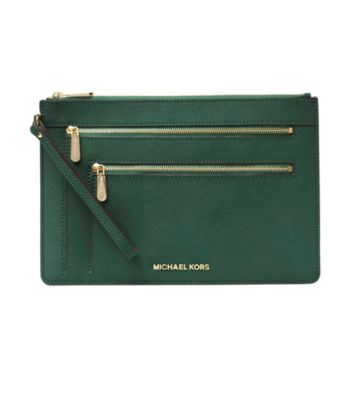 UPC 190049705117 product image for MICHAEL Michael Kors KORS STUDIO Jet Set Extra Large Triple Zip Clutch | upcitemdb.com