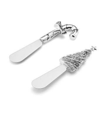 UPC 885991118978 product image for Mikasa® Set Of Two Tree And Candy Cane Spreaders | upcitemdb.com