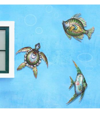 Sunjoy Sea Life Outdoor Wall Decor Set