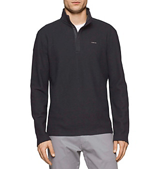 UPC 797762733689 product image for Calvin Klein Men's Long Sleeve Solid Mock Neck Pullover | upcitemdb.com