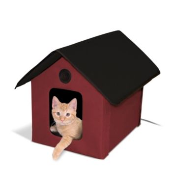 K & H Pet Products Outdoor Heated Kitty House Barn