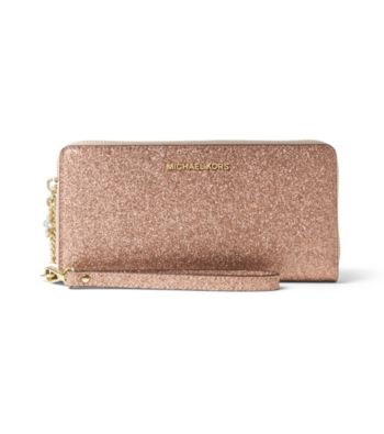 glitter michael kors wallet