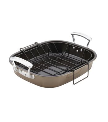 Anolon&reg; Nonstick Roaster with Hanging Rack