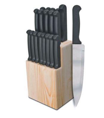 UPC 079061013823 product image for Quikut Homebasics 20-pc. Cutlery Set with Block | upcitemdb.com