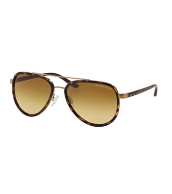 Michael Kors&reg; Tortoise Shell Aviator Sunglasses