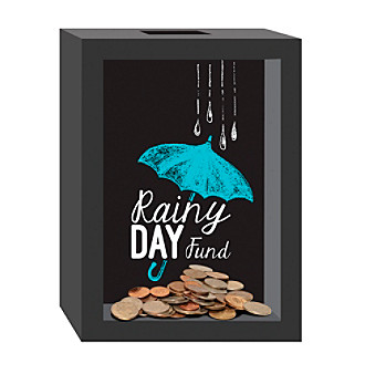 Prinz&reg; "Rainy Day Fund" Wooden Bank