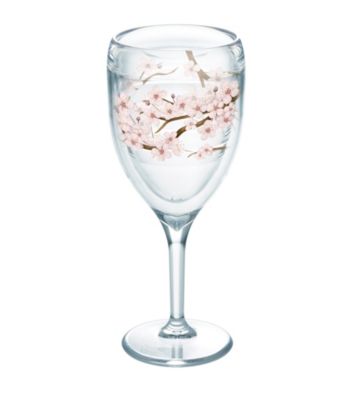 Tervis&reg; Cherry Blossom Stemmed Wine Glass