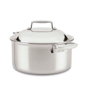 All-Clad&reg; Stainless Steel 8-Qt. Round Roaster With Lid