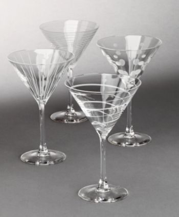 Mikasa® Cheers Barware Set of 4 Martini Glasses