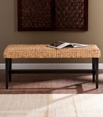 Southern Enterprises Water Hyacinth Bench