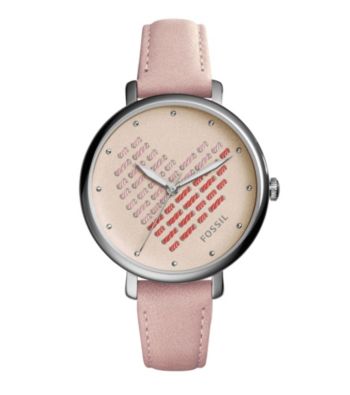 UPC 796483307834 product image for Fossil® Women's Jacqueline Blush Leather Watch | upcitemdb.com