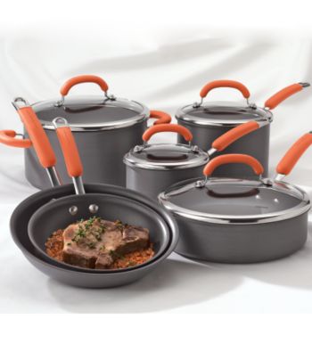 Rachael Ray® Anodized Nonstick 10-Piece Cookware Set