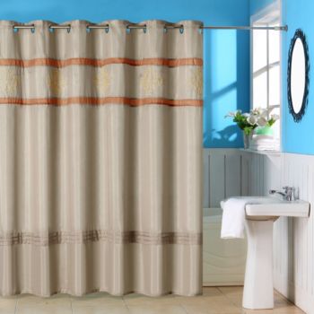 UPC 886511903586 product image for Lavish Home Radcliff Embroidered Shower Curtain with Grommets | upcitemdb.com