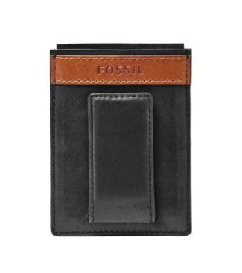 UPC 762346318323 product image for Fossil® Men's Quinn Leather Magnetic Card Case Wallet | upcitemdb.com