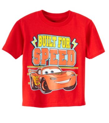 UPC 758315038675 product image for Disney® Boys' 2T-7 Cars Built For Speed Tee | upcitemdb.com