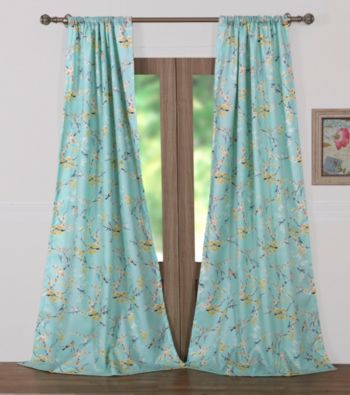 UPC 636047365866 product image for Barefoot Bungalow Cherry Blossom Window Panel Pair | upcitemdb.com