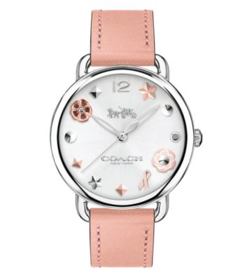 UPC 885997230223 product image for COACH DELANCEY LEATHER STRAP WATCH | upcitemdb.com