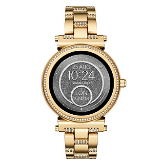 UPC 796483349643 product image for Michael Kors Access Sofie Goldtone Touchscreen Smart Watch | upcitemdb.com