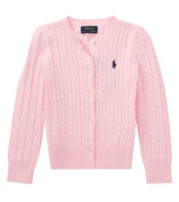 UPC 190618455061 product image for Polo Ralph Lauren Girls' 9 Months-16 Cable Knit Sweater | upcitemdb.com