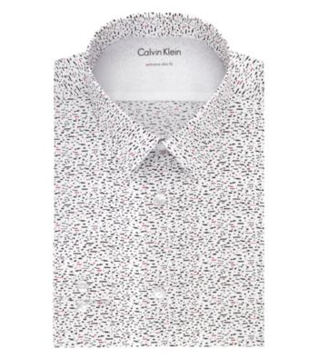 UPC 719250408909 product image for Calvin Klein Men's Print Point Collar Dress Shirt | upcitemdb.com