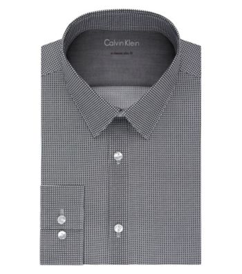 UPC 719250313616 product image for Calvin Klein Men's Print Point Collar Dress Shirt | upcitemdb.com