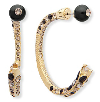 UPC 013742209600 product image for Givenchy Goldtone Pierced Ear Hoop Earring | upcitemdb.com