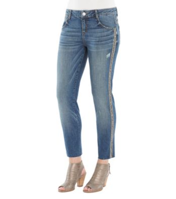 UPC 747157079984 product image for Democracy Sparkle Detail Skinny Ankle Jeans | upcitemdb.com
