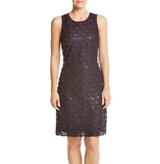 UPC 828659703505 product image for Jessica Howard Eggplant Sequin Sheath Dress | upcitemdb.com