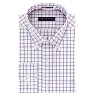 UPC 719250388416 product image for Tommy Hilfiger Men's Long Sleeve Check Button Down Shirt | upcitemdb.com
