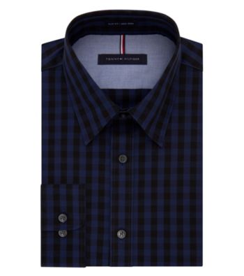 UPC 719250580346 product image for Tommy Hilfiger Men's Long Sleeve Check Dress Shirt | upcitemdb.com