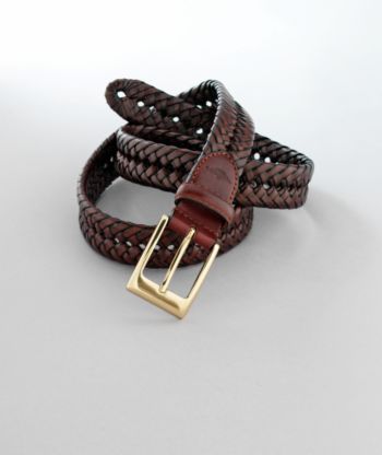 Dockers® Men's Braided Leather Belt - Tan