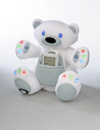 The Sharper Image Design® iPulse™ Bear - White